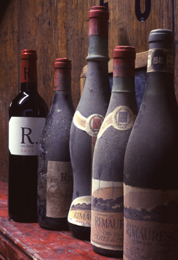 Vieilles bouteilles de Rimauresq
