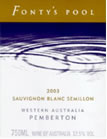 Fontys Pool - SAUVIGNON BLANC - SEMILLON 2003